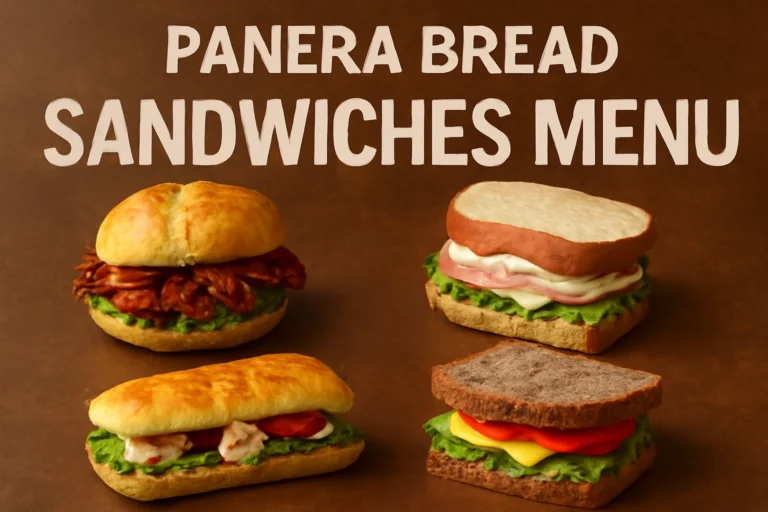 Panera bread sandwiches menu availability in 2025