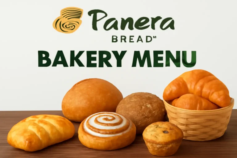 Panera Bread Bakery Menu